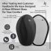 Crystal Hair Eraser: Safe & Portable Hair Removal Stone for Women & Men - Painless Exfoliator & Nail Filer - Coal Black - Buy Online on GoSupps.com