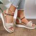 Buy XTZYGLFD Ladies Fashion Summer Solid Color Leather Flat Beach Slippers | Women s Fit Flops Sandals in Beige Size 6 UK - Buy Online on GoSupps.com