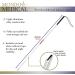 MonMed Red & White Folding Mobility Cane with Marshmallow Tip - 49 Inch - Ideal for Visually Impaired & Blind - Buy Online on GoSupps.com