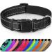 Joytale Dog Collar Reflective Dog Collar for Small Dogs S Black S (Pack of 1) Black
