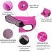 Mile High Life Dog Raincoat - Adjustable Waterproof Pet Jacket | Lightweight Reflective Rain Gear for Small Dogs (Hot Pink) - Buy Online on GoSupps.com