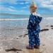 LittleLife Children's Waterproof Fleece-Lined All-In-One Puddle Rain Suit - Navy Stars - 6-12 Months - Buy Online on GoSupps.com