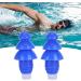 Buy Reusable Blue Ear Plugs for Swimming Showering & Sleeping - Noise Reduction - Buy Online on GoSupps.com
