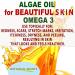 Botanical Beauty ALGAE OIL Omega 3 Oil 40% DHA 100% Natural for FACE SKIN BODY HAIR NAILS 2 Fl.oz.- 60 ml Skin Moisturizer Oil Skin Nourishing Oil - Buy Online on GoSupps.com