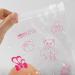 Pack of 12 Pink Newborn Hospital Bags - Transparent Closure Bags (38 x 25 cm) | Perfect Gifts for Newborns - International Shipping Available - Buy Online on GoSupps.com