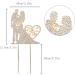 Mr and Mrs Cake Topper Rhinestone Crystal Metal Love Wedding Cake Topper Funny Bride and Groom Gold Mr-gold - Buy Online on GoSupps.com