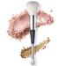 Makeup Brush 2 in 1 Eye Blending Foundation Powder Concealer Brush Dual Ended Makeup Brush Brush for Cheeks and Eye Shadow Bronzer Brush Vegan Corn Hair Fiber Bristles