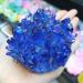 Room Decoration Natural Crystals and Stones 300-400g Bule Electroplated Natural Crystal Cluster Specimen Raw Rock Quartz Flowers Aura Stones Gift Modern House Decor for Decoration - Buy Online on GoSupps.com