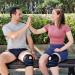 Doufurt Knee Brace for Meniscus Tear ACL MCL Injury Recovery - Adjustable Support for Men and Women - Large Size - Blue & Black - Buy Online on GoSupps.com