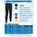 Hicarer 6 Pack Men's Compression Workout Pants - Athletic Leggings for Running and Sports - Multicolor, Large - Buy Online on GoSupps.com