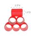 HOME-X Professional 1.5 Self-Holding Hair Roller Curlers - Red - Buy Online on GoSupps.com