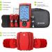 Buy Auvon TENS Device with EVA Bag | Rechargeable Pain Relief Stimulator | 24 Training Programs & 12 Premium Electrodes - Buy Online on GoSupps.com