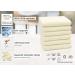 Buy Zollner 6 Set Beige Bath Towels 50x100 cm - Soft Strong Hotel Quality - Washable with Hanger - International Shipping Available - Buy Online on GoSupps.com
