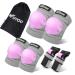 Kids Toddler Knee Pads Elbow Pads Wrist Guards, Kids Scating Protective Gear Safety Set for Roller Skate Biking, Riding, Cycling Scooter For boys Girls Age 4-13 Purple