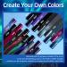 Modelones 25Pcs Cat Eye Gel Nail Polish Kit - Glitter Color Changing Set with Bond Primer, Top Coat, Base Coat, Magnet Stick - DIY Salon Nail Art Gift - Aurora Night - Buy Online on GoSupps.com