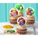 Pre-Cut Super Mario 1B Edible Stand up Wafer Paper Cupcake Toppers Cake Decorations Birthday Party (24) - Buy Online on GoSupps.com