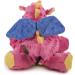 GoDog Dragons Squeaker Plush Dog Toy - Chew Guard Technology - Durable & Chew Resistant - Multiple Styles & Sizes - Large Coral - Buy Online on GoSupps.com