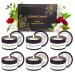 Fragrance candles gift set for women men 6 pieces of fragrance candles in the glass soy wax long -lasting fragrance aromatherapy candles little for Valentine's Day Mother's Day Easter yoga