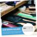Beavorty 3-St Scissor Socket Hairbrush Holder | Hairdressing Tool & Shear Comb Organizer | Stylish Plastic White Scissor Stand - Buy Online on GoSupps.com