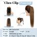 14 inch SEGO Claw on Ponytail Clip in Human Hair Extensions #6 Light Brown One Piece 100% Real Remy Hairpieces Straight (105g) 14 Inch #6 Light Brown - Buy Online on GoSupps.com