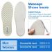 Massaging Insoles for Men & Women - Foot Pain Relief Comfort Shoe Inserts for All-Day Use Sizes 8-13 Beige - Buy Online on GoSupps.com