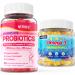 Probiotics Gummies + Kids Omega 3 Gummies