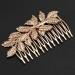 Obahdirry Fashion Punk Women Girls Hair Comb Hair Clip Jewelry Cuddly Gold - Buy Online on GoSupps.com