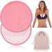 Buy Gleavi Pads: Reusable Castor Oil Breastpack & Inserts - 2 Pink + Storage Bag for Breastfeeding - Buy Online on GoSupps.com