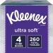 Kleenex Ultra Soft Facial Tissues, 65 Count (Pack of 4) (260 Total Tissues) 1