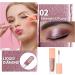 Oulac Liquid Glitter Eyeshadow - Metallic Pink Eyeshadow with Silver Sheen Shimmer Eyeshadow & Liquid Eyeliner Blendable Sparkly Eye Make-up Crease Resistant Vegan 5.4g Strength of Love (02) Strength of Love(02) - Buy Online on GoSupps.com