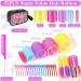 Qinzave 52PCS Jumbo Hair Rollers with Storage Bag: Self Grip Rollers in 5 Sizes, Stainless Steel Clips, Heatless Hair Roller Set for Long, Medium, Short Hair - Buy Online on GoSupps.com