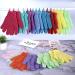 24 Pcs Double Sided Exfoliating Bath Gloves | Body Scrub Gloves for Beauty Spa Shower | 12 Colors - Buy Online on GoSupps.com