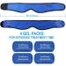 LotFancy Face Ice Pack Wrap for TMJ and Wisdom Teeth - 4 Reusable Hot Cold Therapy Gel Packs for Pain Relief in Chin, Head, Oral and Facial Surgery - Ideal for Dental Implants - Blue - Buy Online on GoSupps.com