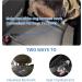 Yaodhaod Dog Seat Belt - Steel Wire Bite-Resistant Car Safety Belt for Dogs & Cats Double Ticking & Buckle Adapter 80cm 2PCs Blue - Buy Online on GoSupps.com