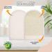 European M6 Loofah Exfoliating Body Scrubber - Dual Side Big Size Bath Sponge Glove for Deep Exfoliation - Natural Organic Luffa for Women and Men - Buy Online on GoSupps.com