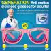 Hion Adult Anti-Motion Sickness Smart Glasses - Ultra-Light Portable Nausea Relief for Travel Carsickness Airsickness & Seasickness (A01-Pink - Buy Online on GoSupps.com