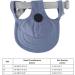 Adjustable Dog Baseball Hat - Sun Protection Cap for Small & Medium Dogs | Outdoor Sport Cap with Ear Holes | Blue M - Buy Online on GoSupps.com