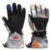 Odtmger ski gloves warmest waterproof and breathable snow dealers for cold weather fits both men and women for parent-child outdoor