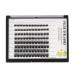 Bodermincer 96pcs Mixed D Curl Wide Cluster Individual Lashes - 3D Russian Volume Mink Super Cluster Eyelash Extensions - Buy Online on GoSupps.com