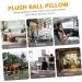 MILISTEN Spherical Yoga Ball Living Room Pillows for Couch Plush Sphere Cushion Sofa Ball Household Simple - Buy Online on GoSupps.com