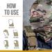 OneTigris Balaclava Face Mask - Full Head Wrap for Men & Women - Cooling Neck Gaiter for Motorcycle, Hiking, Cycling - Large Camo - Buy Online on GoSupps.com