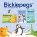 Bickiepegs Peggie the Penguin Sensory Bite Toy | Dental Aid for Babies & Toddlers | Front Gray & White Clip-On Teether - Buy Online on GoSupps.com