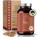 Mind & Matter Premium Bio Ashwagandha vegan - 240 Capsules full spectrum powder high dose - 1 980 MG Real Indian sleep berry per daily dose - without additives - filled out & checked in DE - Brownlas