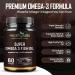 HealthyAsia Black Label Super Omega 3 Fish Oil 2000mg High Potency 800mg EPA & 600mg DHA per Serving Triple Strength Heart & Brain Health Support Burpless Citrus Softgels Non-GMO 60 Count - Buy Online on GoSupps.com