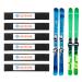 Vecacosic 6/8 Pcs Ski Brake Retainer Strap - Non-Breakable Universal Black Polypropylene Ski Brake Retainer Bands with Hook and Loop, Snowboard Brake Retainers for Sports Outdoor, Easy to Use 6 PCS