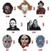 Kirako Horror Classic Movie Characters Embroidered Patches - Set of 8 | Sew On/Iron On Applique for Clothing & Crafts - Buy Online on GoSupps.com