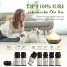 ASAKUKI 300ml Aroma Diffuser - Black Essential Oil Set for Home & Office | International Shipping Available - Buy Online on GoSupps.com