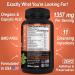 Activated Charcoal & Candi Cleanse Support - Organic Coconut Charcoal Pills & Anti Overgrowth Pills for Stomach Gas and Bloating for Men Women Kids - Oral Herbal Oregano & Caprylic Acid Capsules - Buy Online on GoSupps.com