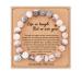 POWWA Get Well Soon Gifts Natural Stone Amethyst Healing Bracelet for Women Men Teen Girls Pink