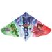 Paul G nther 1218 - Children's kite with PJ mask motif inlet kites made of robust PE film for children from 4 years with diaper handle and cord approx. 115 x 63 cm in size
